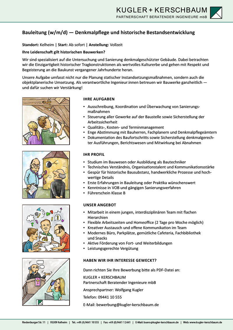 Bauleitung (w/m/d) gesucht