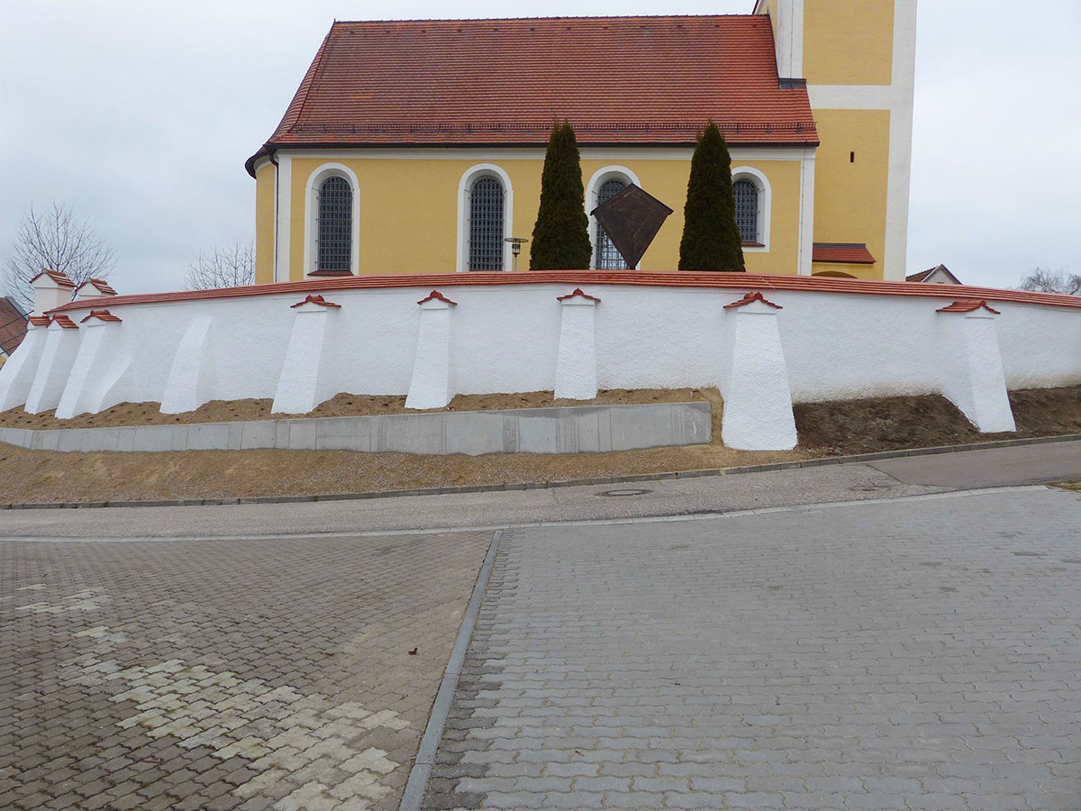 Friedhofsmauer in Sallingberg