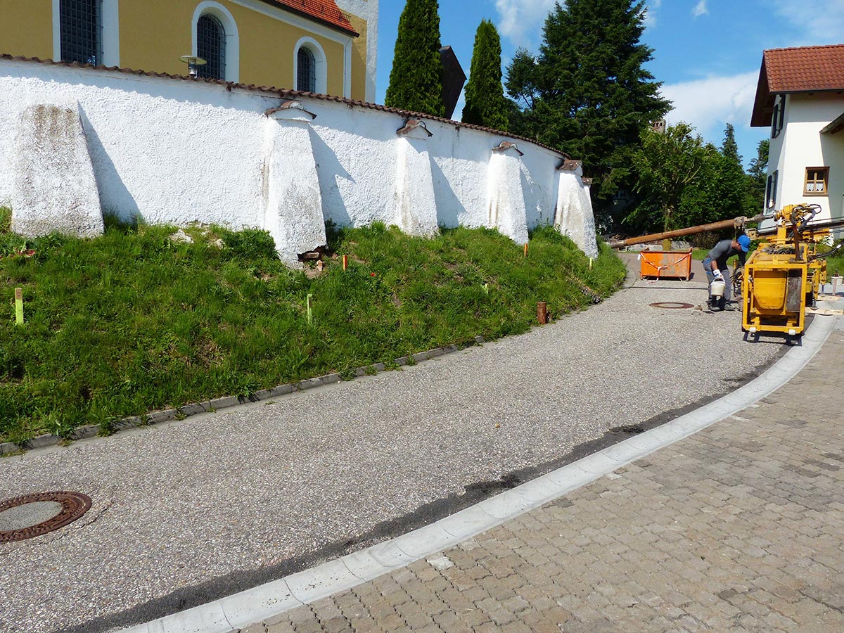 Friedhofsmauer in Sallingberg